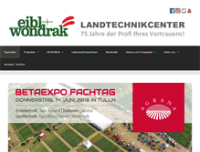 Tablet Screenshot of eibl-wondrak.at